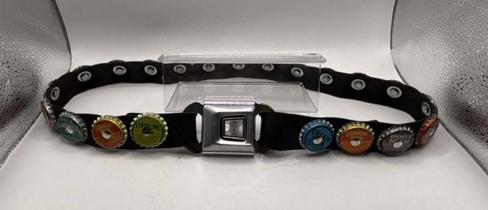 Little Earth Recycled Soda Bottle Cap Seatbelt Buckle Belt